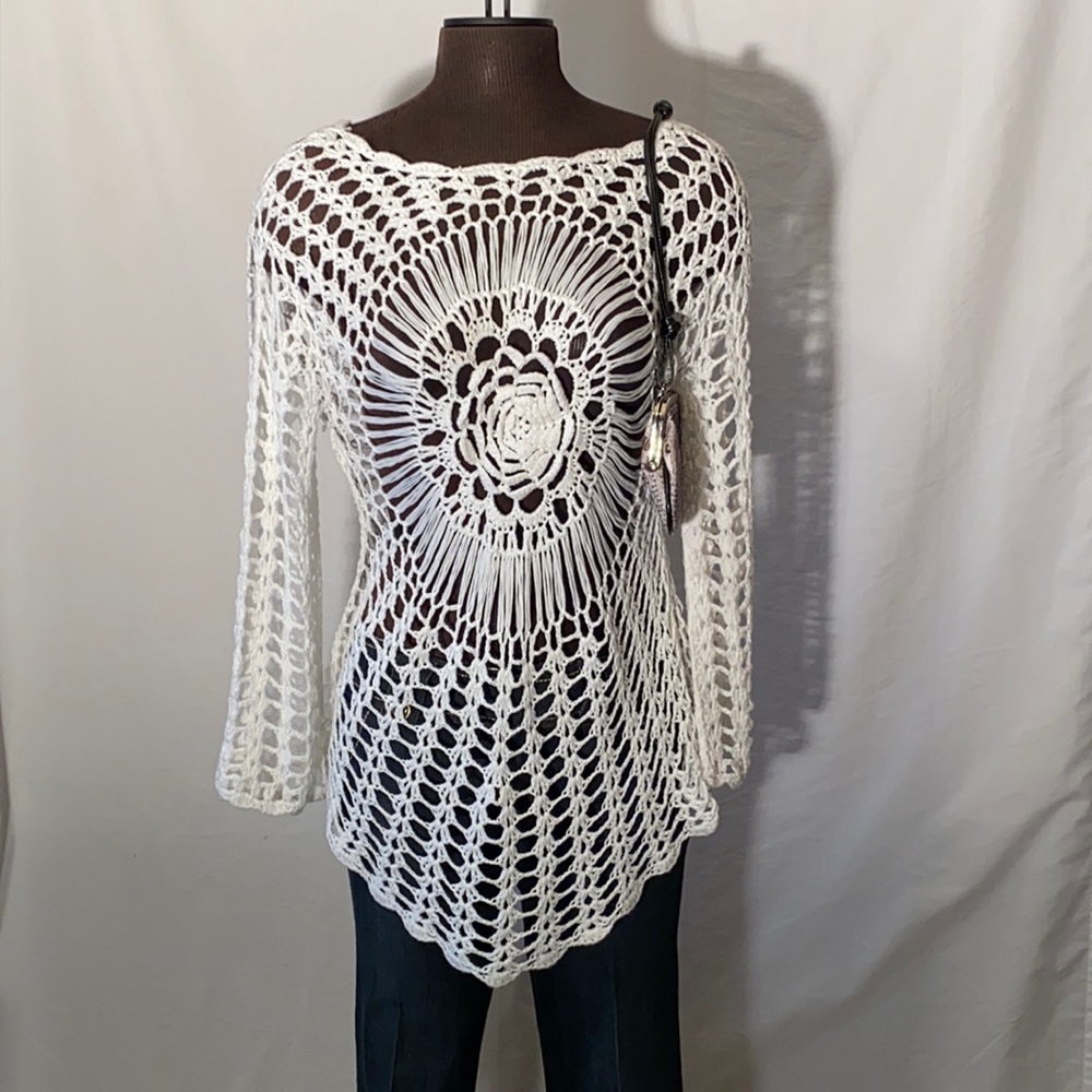 Beach dress hollow out loose knitted beach cover
